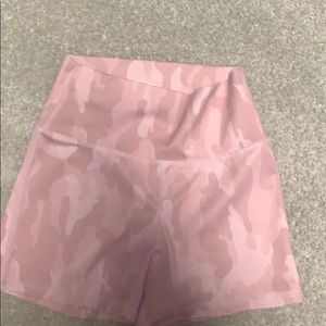 Buffbunny collection mauve pink camo shorts